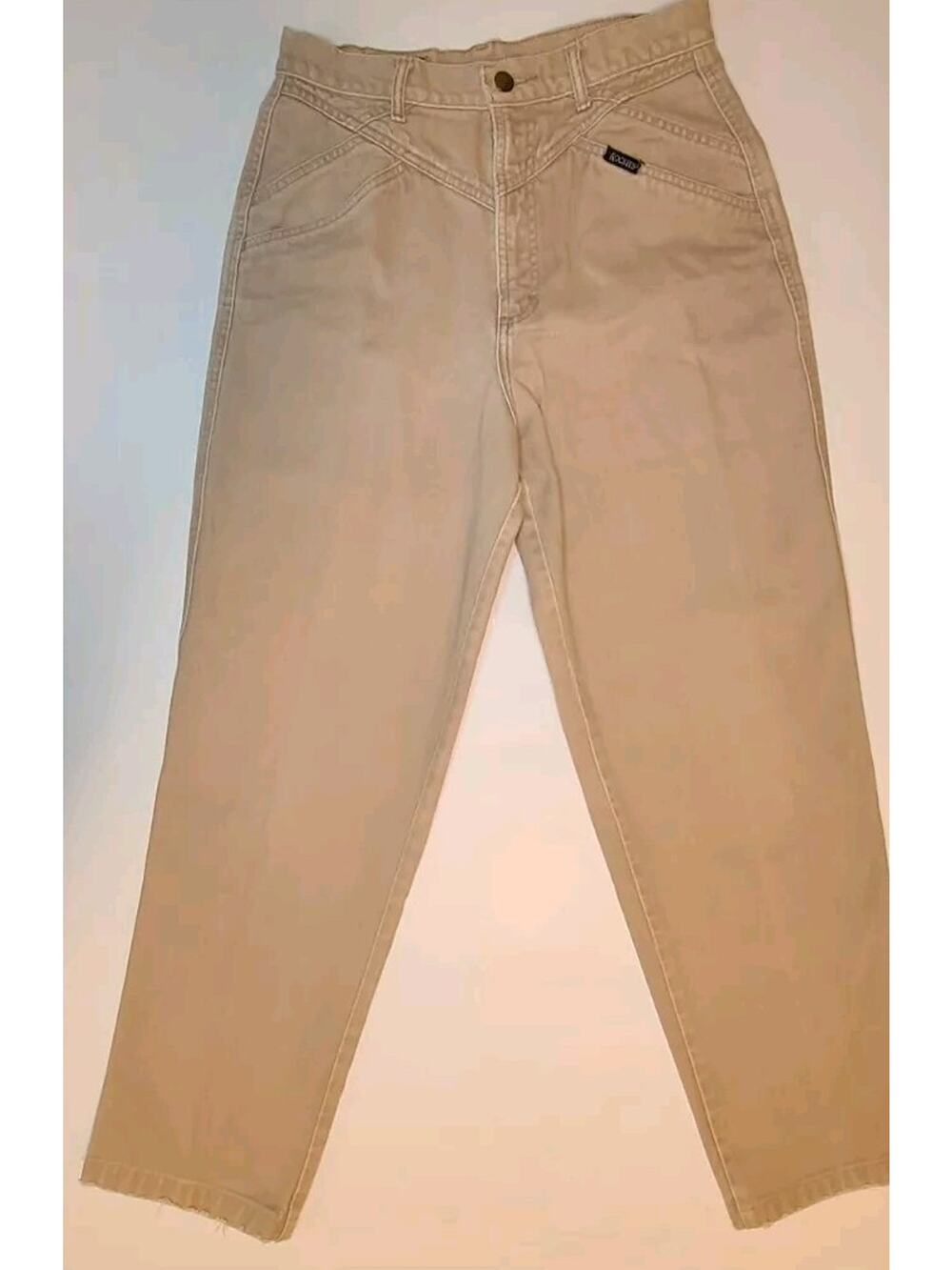 Vintage Rockies Mountain Jeans Co. Womens 31/11 Actual 28"×36" Tan